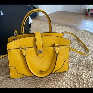 Coach Mercer Satchel 24 Yellow